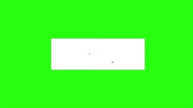  Yeşil ekran arka planında çizgi film karalama sanatını döndür