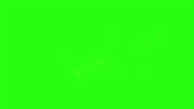 Yeşil ekran arka planında canlandırma kıvılcımını döndür 