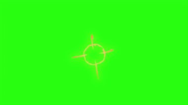 Yeşil ekran arka planında canlandırma kıvılcımını döndür 