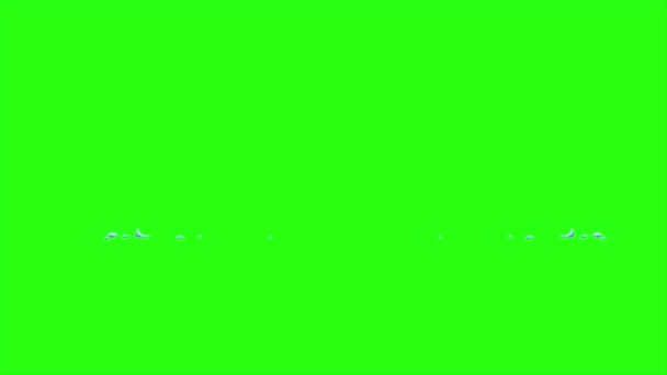 Loop Animatie Vloeistof Groen Scherm Achtergrond — Stockvideo