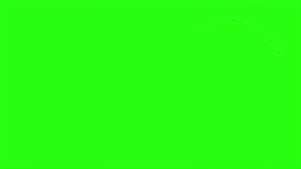 Boucle animation fumée sur fond vert