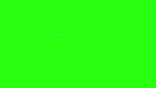 Carrera Animación Bucle Fondo Pantalla Verde — Vídeo de stock