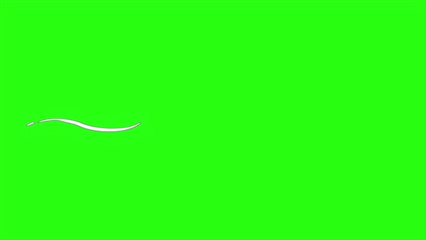 Carrera Animación Bucle Fondo Pantalla Verde — Vídeo de stock