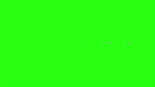 Loop Animation Stroke Grön Skärm Bakgrund — Stockvideo