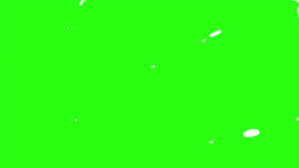 Переходное Видео Анимация Зеленом Фоне — стоковое видео