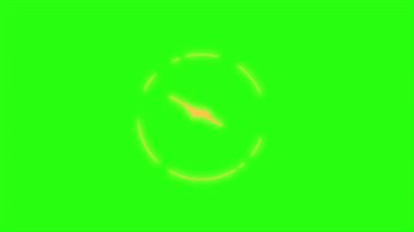 Yeşil ekran arka planında çizgi roman tarzı ile canlandırma enerjisini döndür