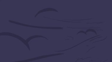 Yeşil ekran arka planında döngü canlandırma efekti patlaması, şok dalgası patlaması - tam çerçeve etkisi