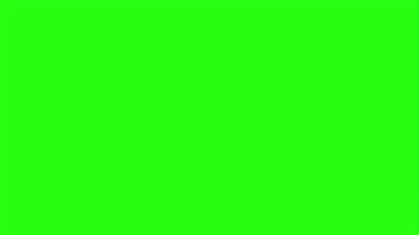 Yeşil ekran arka planında canlandırma ateşi, ateş kıvılcımı efekti