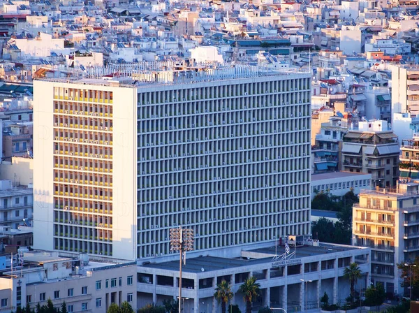 Hellenic Police headquarters aerial view. High quality photo