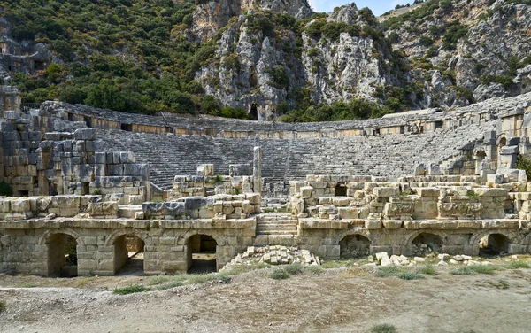 Ancient City Myra Located District Demre Antalya Turkey Founded Plain — Stok fotoğraf