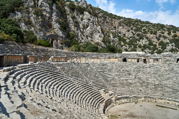 Ancient City Myra Located District Demre Antalya Turkey Founded Plain — Stok fotoğraf