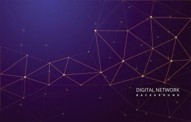 Gelişmiş Dijital Ağ Bağlantısı İnternet Bilgisayar Teknolojisi Arkaplanı