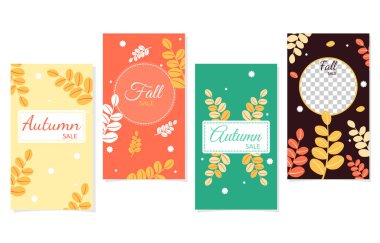 Fallen Leaves Fall Autumn Sale Social Media Business Promotion