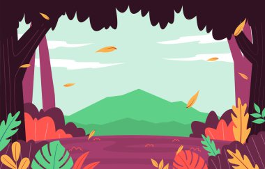 Fallen Leaf Fall Autumn Mountain Nature View