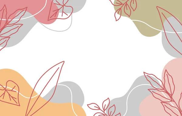 Fondo Abstracto Líquido Floral Pastel Colorido Estético — Vector de stock