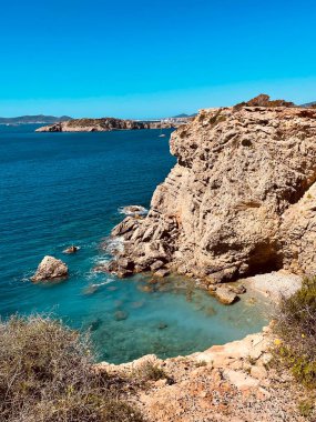İtalya 'daki Lindo sahillerinin manzarası