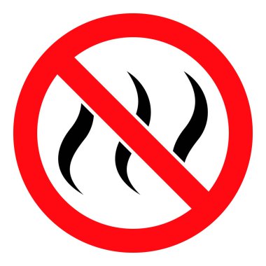 Koku Yok - Vektör Simgesi İllüstrasyonu
