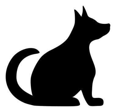 Hamile Köpek - Vektör Simgesi İllüstrasyonu