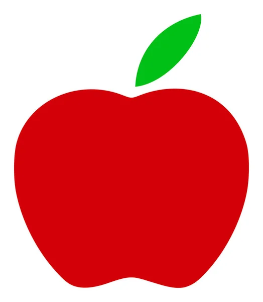 Apple - Illustration d'icône vectorielle — Image vectorielle