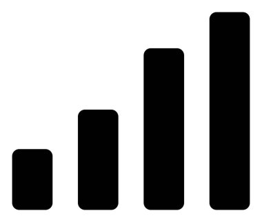 Çubuk Çizelgesi - Vektör Simgesi İllüstrasyonu