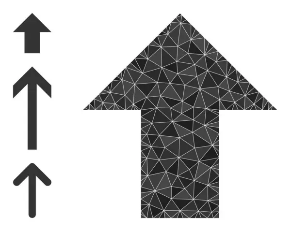 Векторный треугольник со стрелкой и другие иконки — стоковый вектор