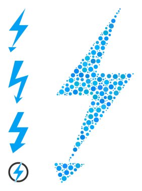 Çemberlerin ve Benzer Simgelerin Noktalı Elektrik Darbesi Bileşimi