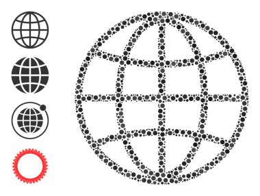 Benzer Simgeleri olan Yuvarlak Noktaların Küresel Küre Bileşimi