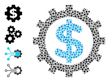 Benzer Simgelerle Çemberlerin Noktalı Finansal Endüstri Bileşimi