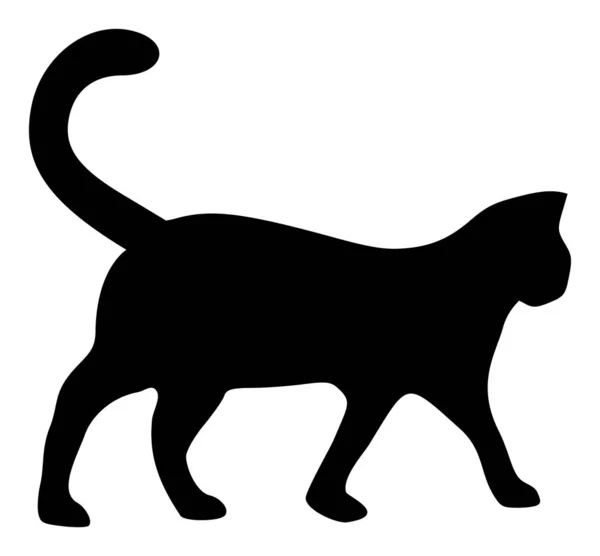 Cat - Icono de trama Ilustración —  Fotos de Stock