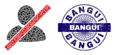 Lastik Bangui Rozeti ve Geometrik Yanlış Kullanıcı Mozaiği