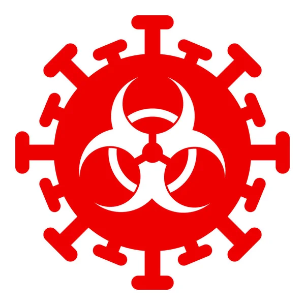 Gevarenvirus - Raster Icon Illustratie — Stockfoto