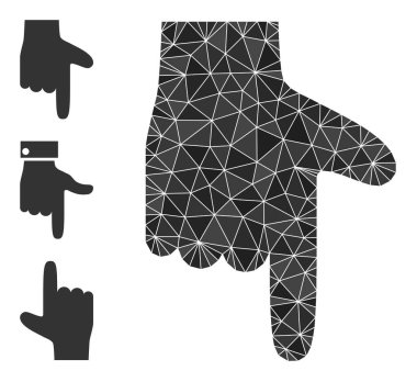 Çokgen El İşaretleyicisini İkon ve İkon Simgelerine Aktar