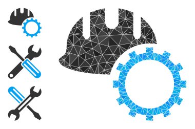 Vektör Üçgeni Geliştirme Hardhat Simgesi ve Benzer Simgeler