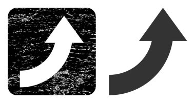 Çizilmiş Delik Yukarı Döndürme Mührü