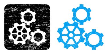 Çizilmiş Vites Oymalı Rozet