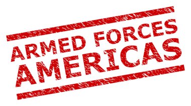 AMERİKA KALDIRILAR Paralel Çizgilerle Mühürlenmiş Kırmızı Kauçuk Mührü