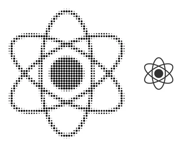 Полутораметровая атомная икона — стоковый вектор