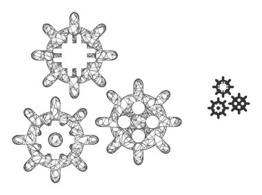 Doğrusal Ağ Mikro Mekanik Simgesi