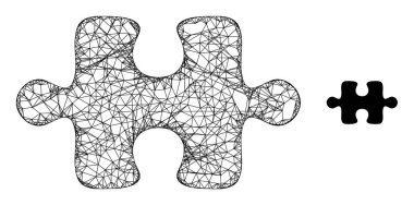 Ağ Ağ Bulmacası Öğe Simgesi Simgesi