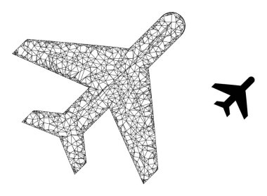 Ağ Ağı Ağ Uçağı Simgesi