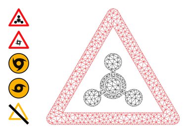 Ağ Gövdesi Kimyasal Uyarı Simgesi