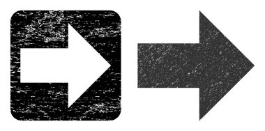 Çizilmiş Ok Sağ Oymalı Mühür