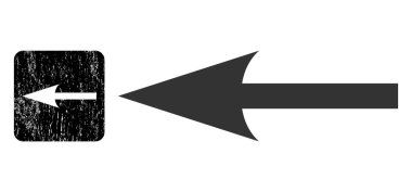 Lastik Sivri Ok Sol Şablon Rozeti