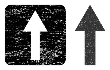 Desenli Ok Yukarı Delik Filigranı