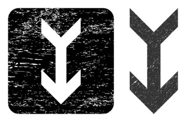 Kauçuk Ok Stencil Mührü