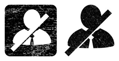 Kalıplı Frorbidden Clerk Şablon Mührü