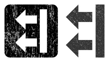 Çizilmiş Sola Taşı Çıkarılmış Damga Mührü