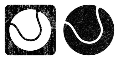 Lastik Tenis Topu Şablon Damgası