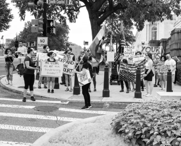 protesting  around the capital 