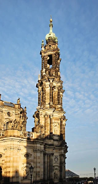 Igreja Histórica Cidade Velha Dresden Capital Saxônia — Fotografia de Stock